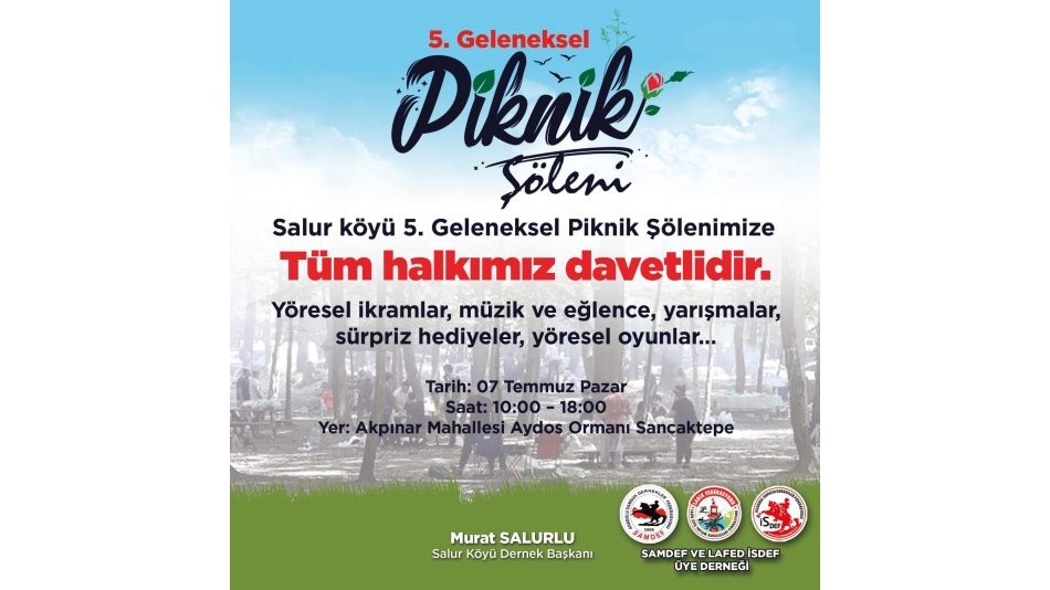 Ladik Salur Köyü Derneği Piknik Programı